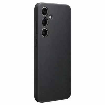 Cover Samsung S24 Vegan Leather Case &ndash; Black